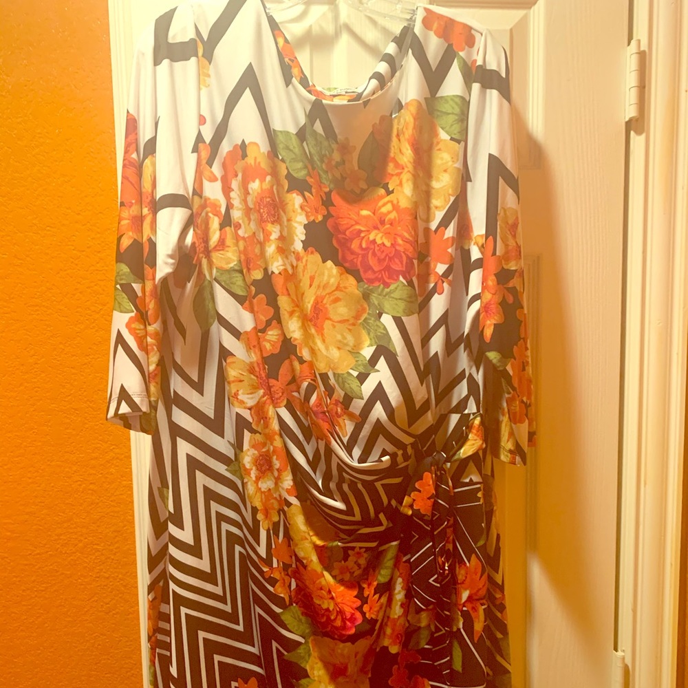 Cute faux wrap dress